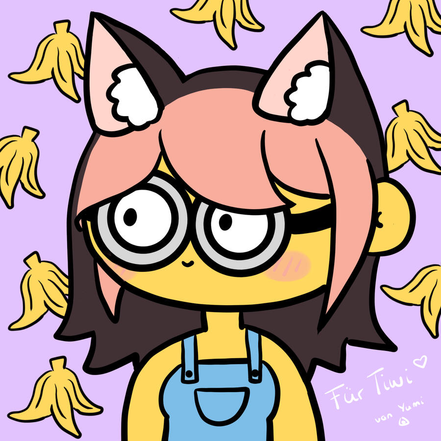 Tiwi als Minion-Cat