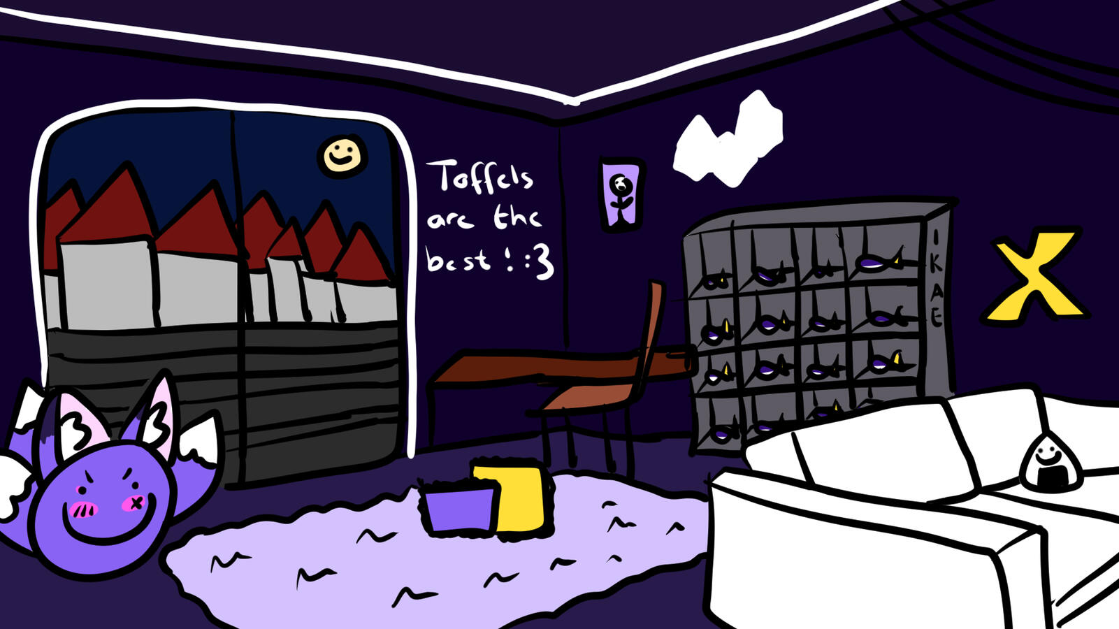 Trashy Hintergrund für LittleMissTina passend zum Model xD