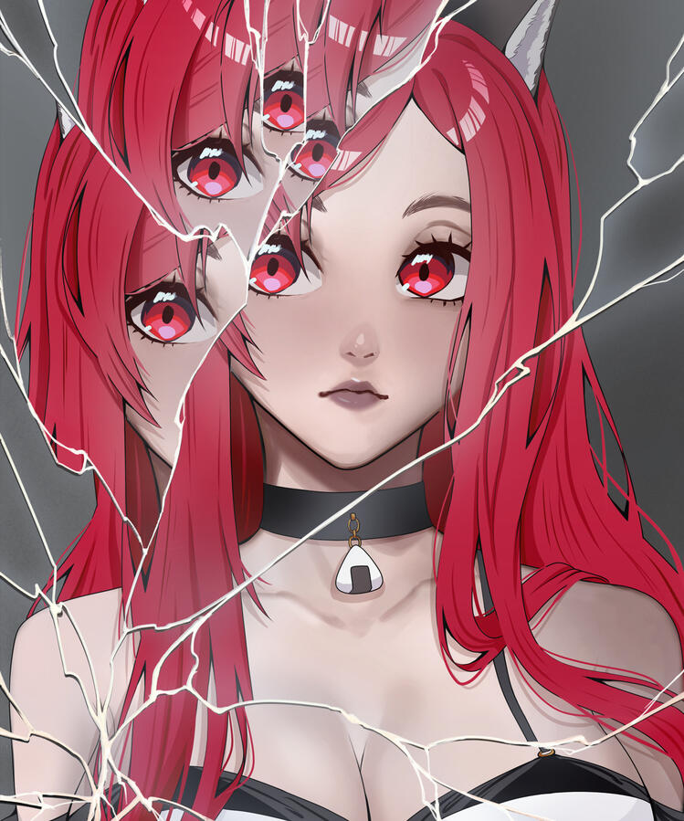 Cracked Mirror (DreamyRabbitVi)