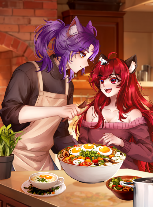 Cooking Together (Normnnna)