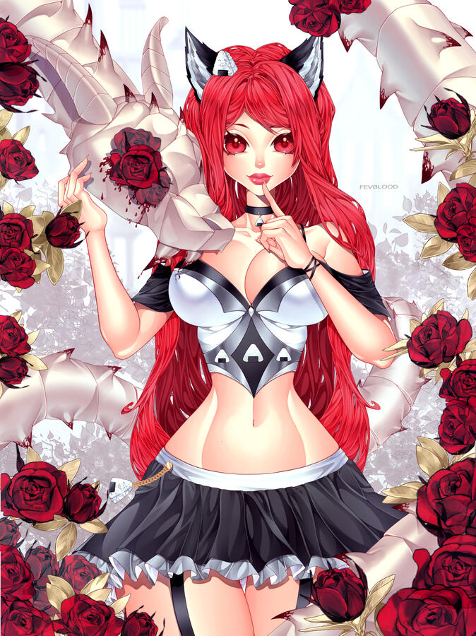 Dragon and Roses