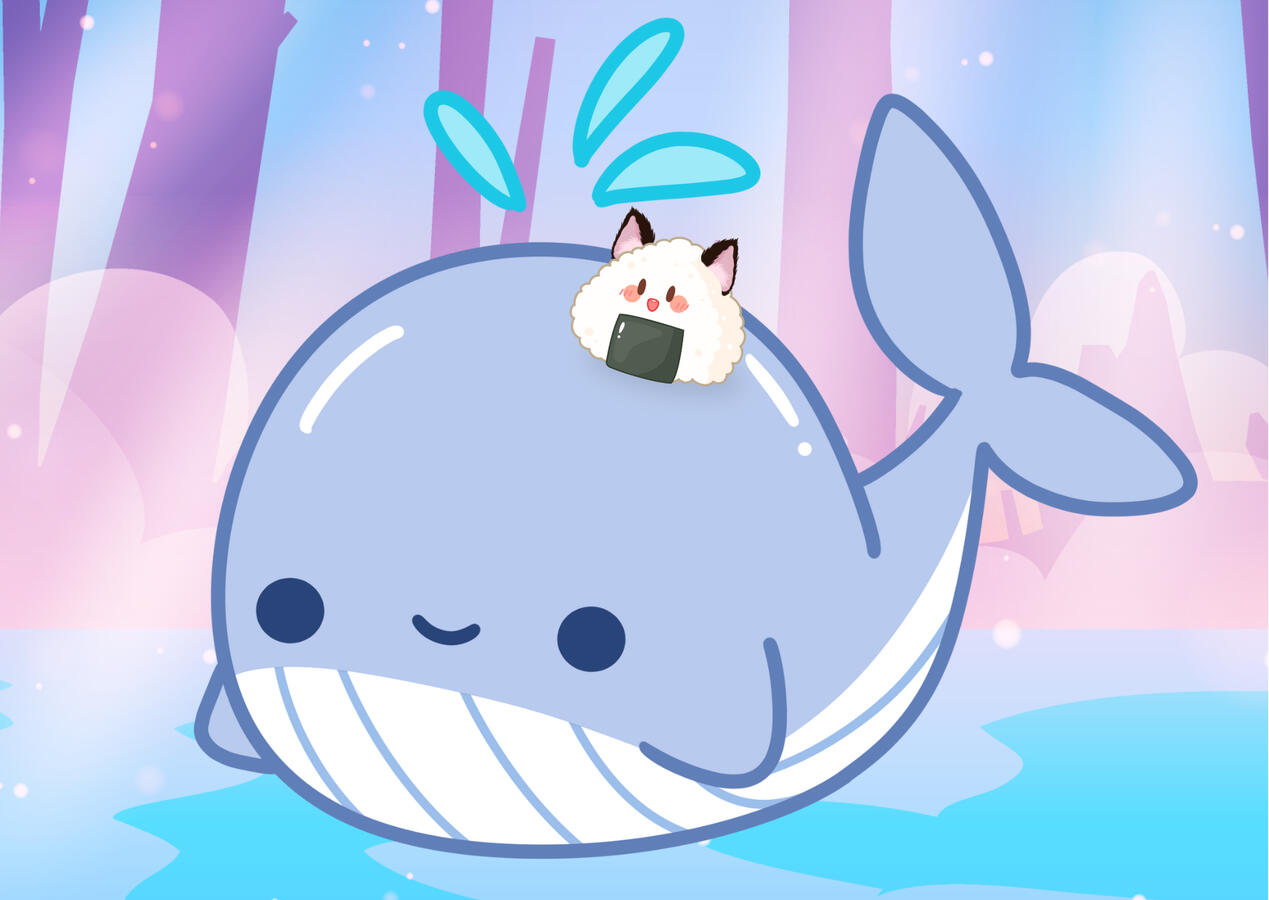 Karte nach Wahl ohne Wal mit Wal (Scamathon 2025)