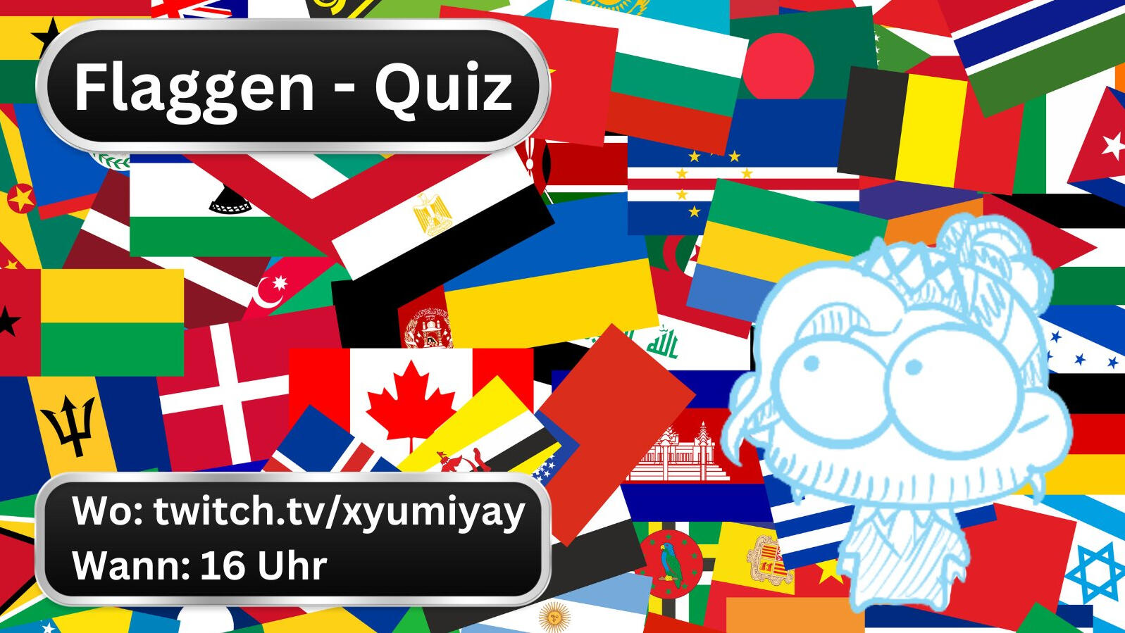 Flaggenquiz gegen Kinq 2024