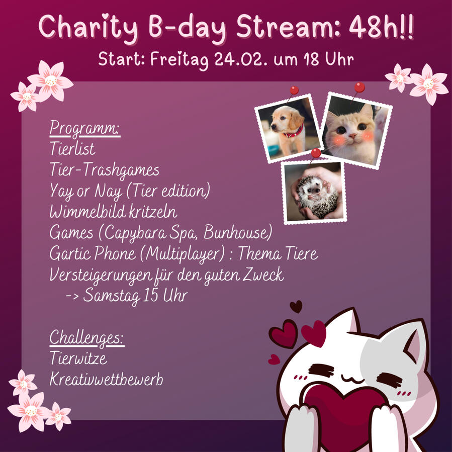 Bday Charity Stream 2023